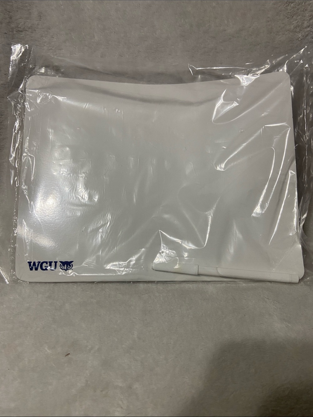 Western Governors University (WGU) Student Welcome Kit Dry-Erase Board and marke